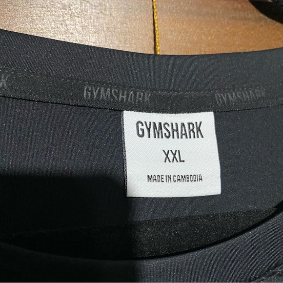 MENS XXL BLACK GYMSHARK SPORT TEE - Picture 2 of 2
